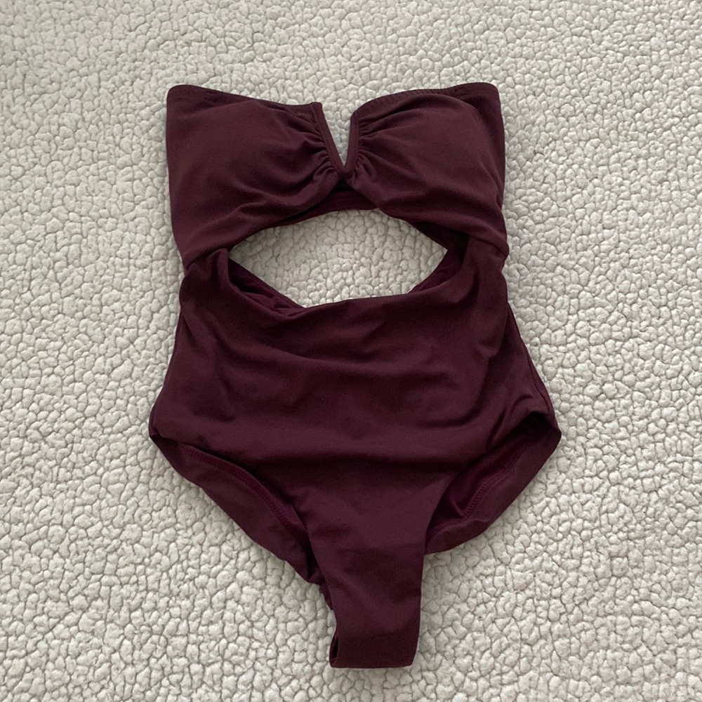 Plum One-Piece Swim